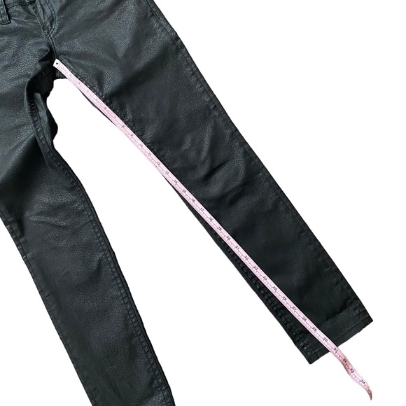 Silver Aiko Black Faux Snakeskin Skinny Jean 27/31 - Picture 10 of 12
